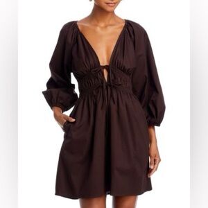 Wayf Brown Mini Dress